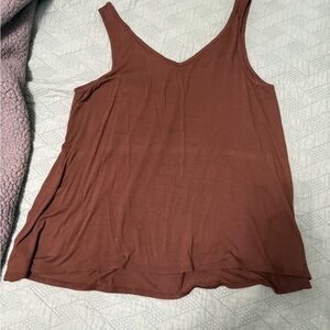 Old Navy luxe sleeveless Brown Tank Top